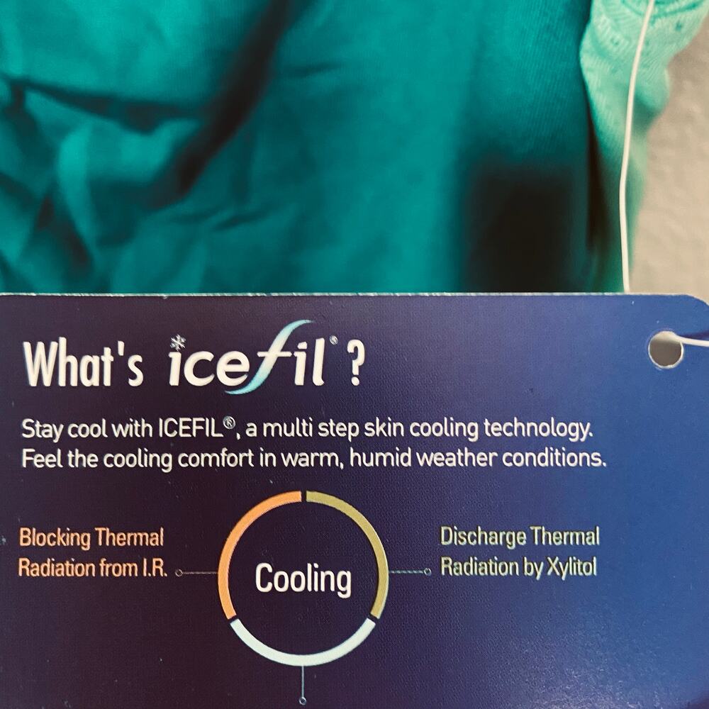 Garneau Icefit Reflective Cycling Tank Top Mint/Teal XS - Picture 5 of 10